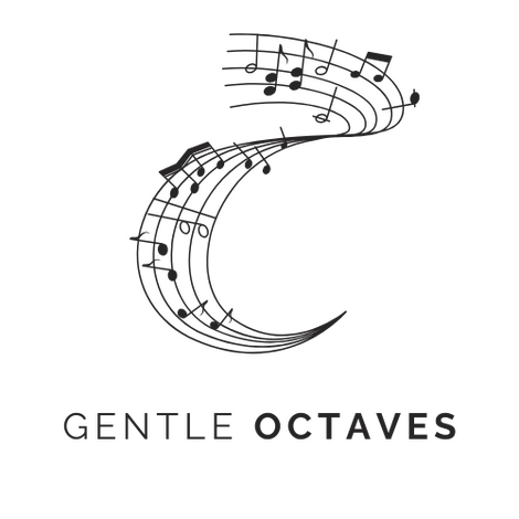 Gentle Octaves Logo Cover of the “Sing Without Fear” 5-day starter guide to break free from singing anxiety