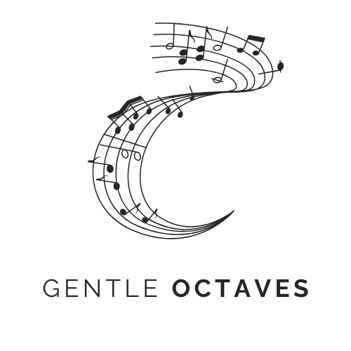 Gentle Octaves Logo Cover of the “Sing Without Fear” 5-day starter guide to break free from singing anxiety